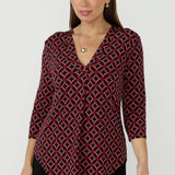 Jaime Top in Berry Halo
