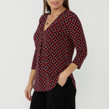 Jaime Top in Berry Halo