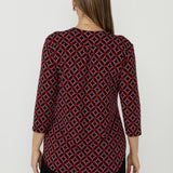 Jaime Top in Berry Halo