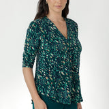 Jaime Top in Jade Stone