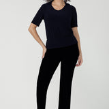 Joel Pant in Black