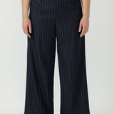 Jude Pant in Navy Pinstripe