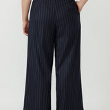 Jude Pant in Navy Pinstripe