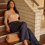 Jude Pant in Navy Pinstripe