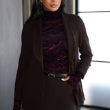 Kean Knit Top in Luxe Lava