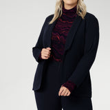 Kean Knit Top in Luxe Lava