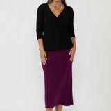 Asher Skirt in Magenta