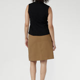 Landry Mini Skirt in Caramel