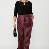 Lara Keyhole Top in Black