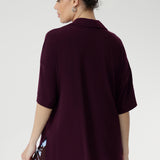 Leo Shacket in Claret