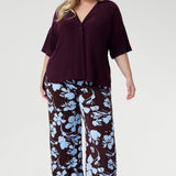 Leo Shacket in Claret