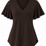 One of a Kind - Lila Top in Truffle