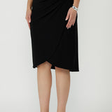 Lily Wrap Dress in Black
