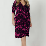 Lily Wrap Dress in Turkish Delight