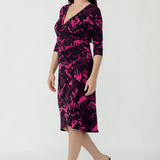 Lily Wrap Dress in Turkish Delight