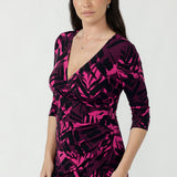 Lily Wrap Dress in Turkish Delight
