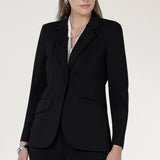 Longline Tailored Jacket in Black
