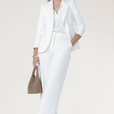 Longline Tailored Jacket in Ivory