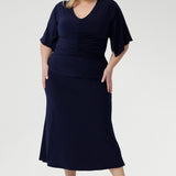 Luna Top in Navy