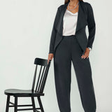 Discover the Shay Barrel Pants, crafted from luxe stretch modal fabric for a soft, elevated feel and effortless comfort. 
