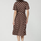 Maggie Dress in Choc Spot