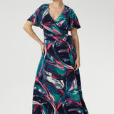 Designer Archive - Maggie Maxi Wrap Dress in Soiree
