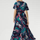 Designer Archive - Maggie Maxi Wrap Dress in Soiree