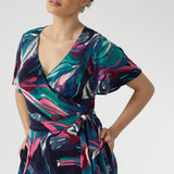 Designer Archive - Maggie Maxi Wrap Dress in Soiree