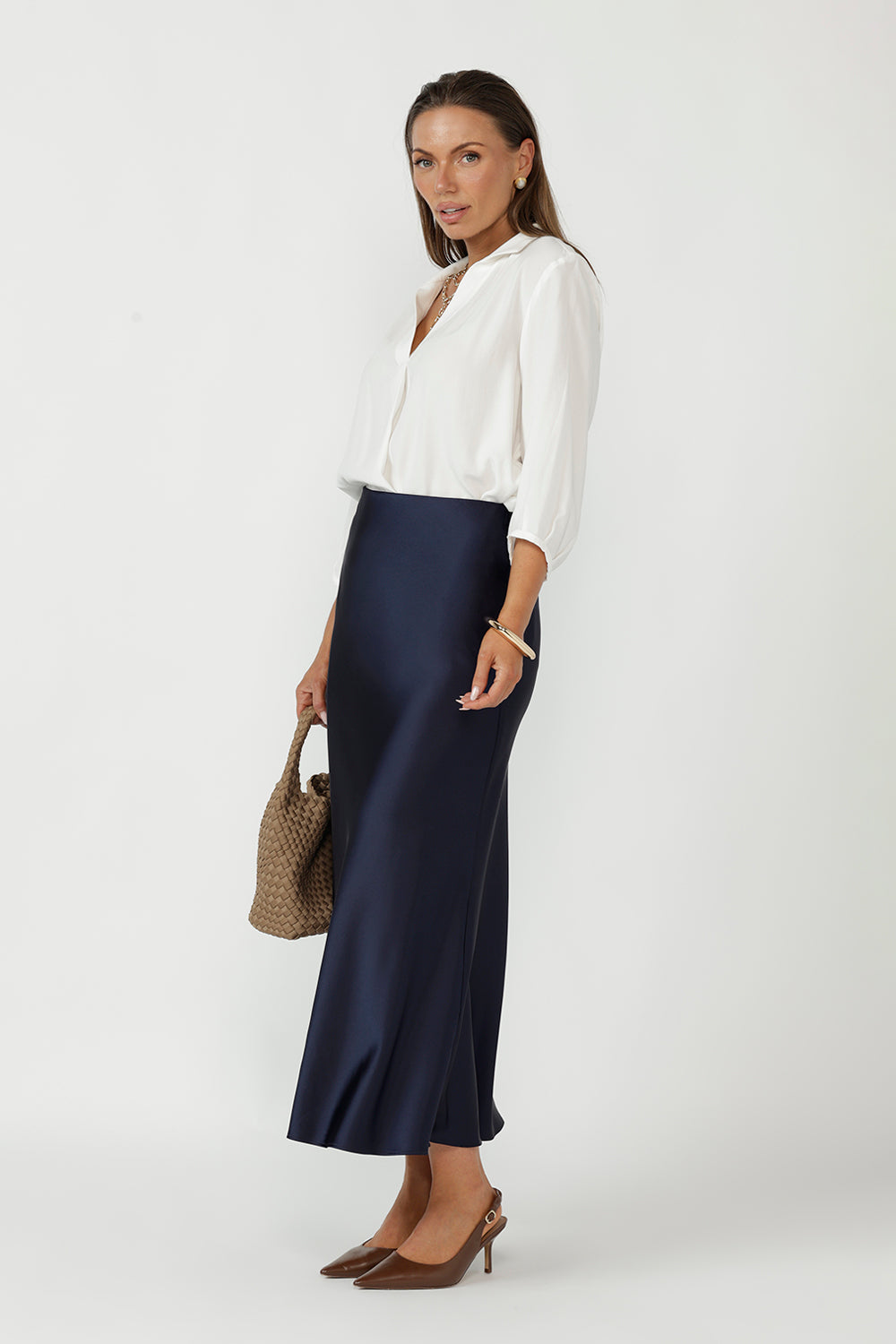 A-Line skirt, perfect for taking you from evening drinks to late-night events. Available in sizes 8-24.