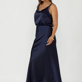 Soho Cami in Ink Satin