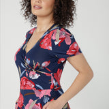 Mavis Dress in Perfect Peony