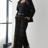 Leina + Fleur’s suiting collection is a celebration of modern tailoring, reimagined in luxe ponte fabric for women who value both structure and comfort. Designed to move with you, this collection offers refined silhouettes that transition effortlessly from work to smart-casual settings. 