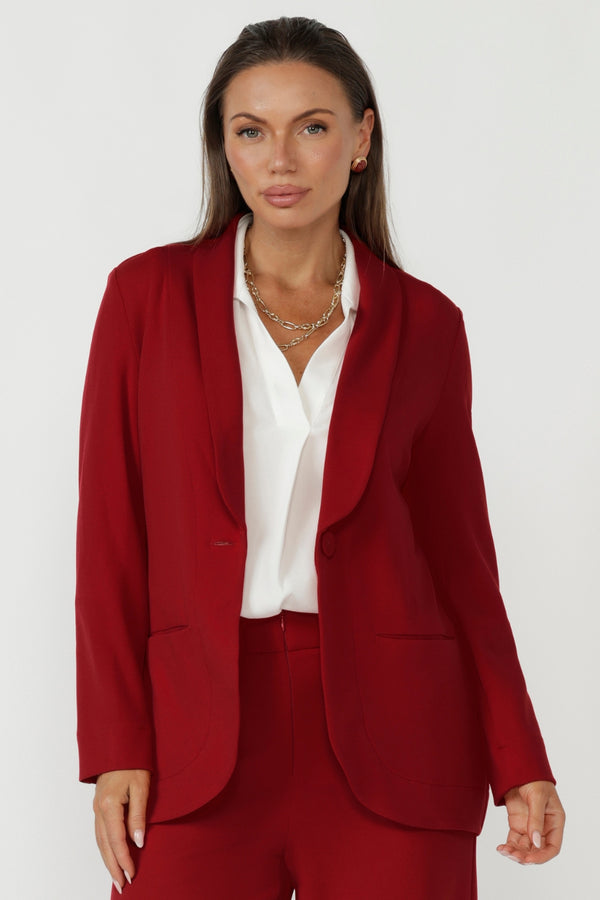 Merit Blazer in Flame