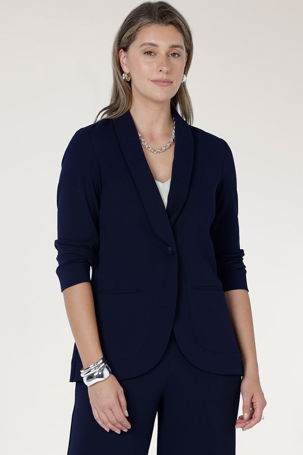 Merit Blazer in Navy