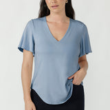 Made For You - Lila Bamboo Top