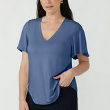 Made For You - Lila Bamboo Top