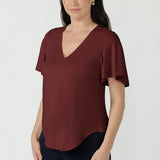 Made For You - Lila Bamboo Top