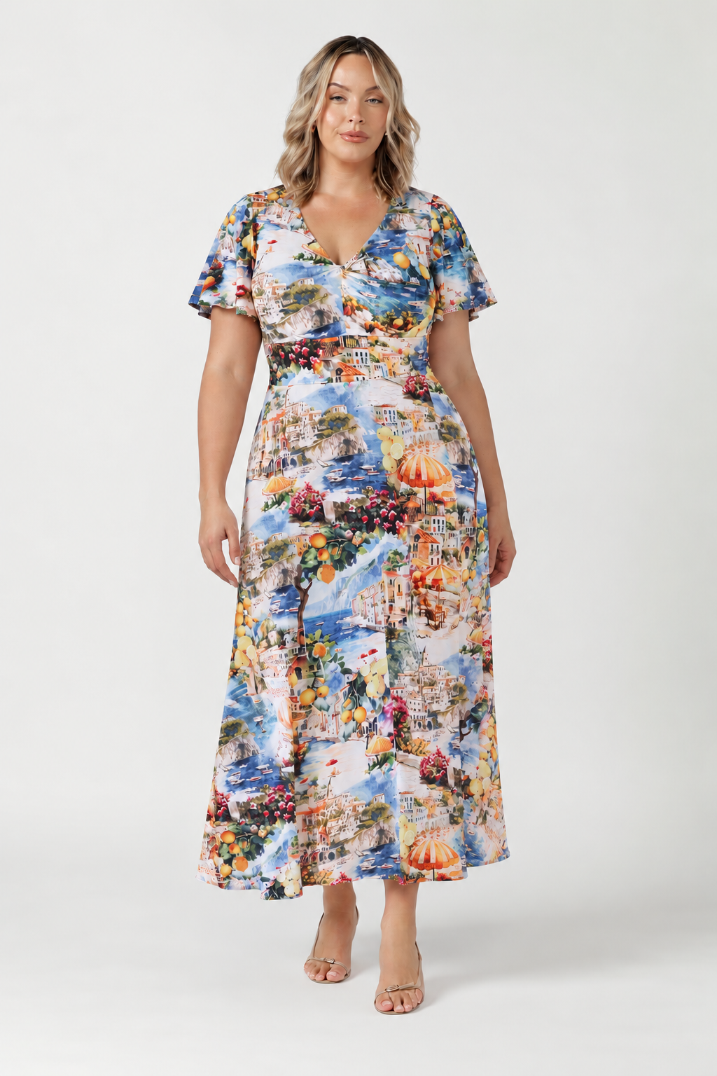 Mica Maxi Dress in Limoncello