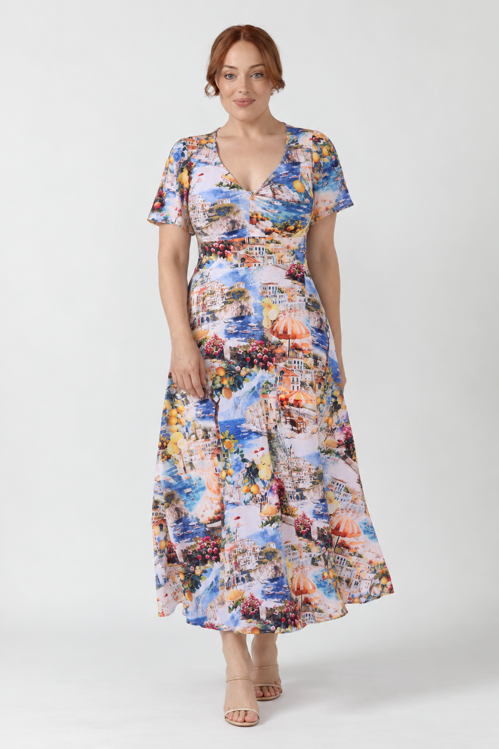 Mica Maxi Dress in Limoncello