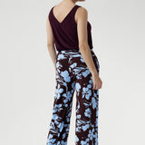 Monroe Pant in Plum Dispersia