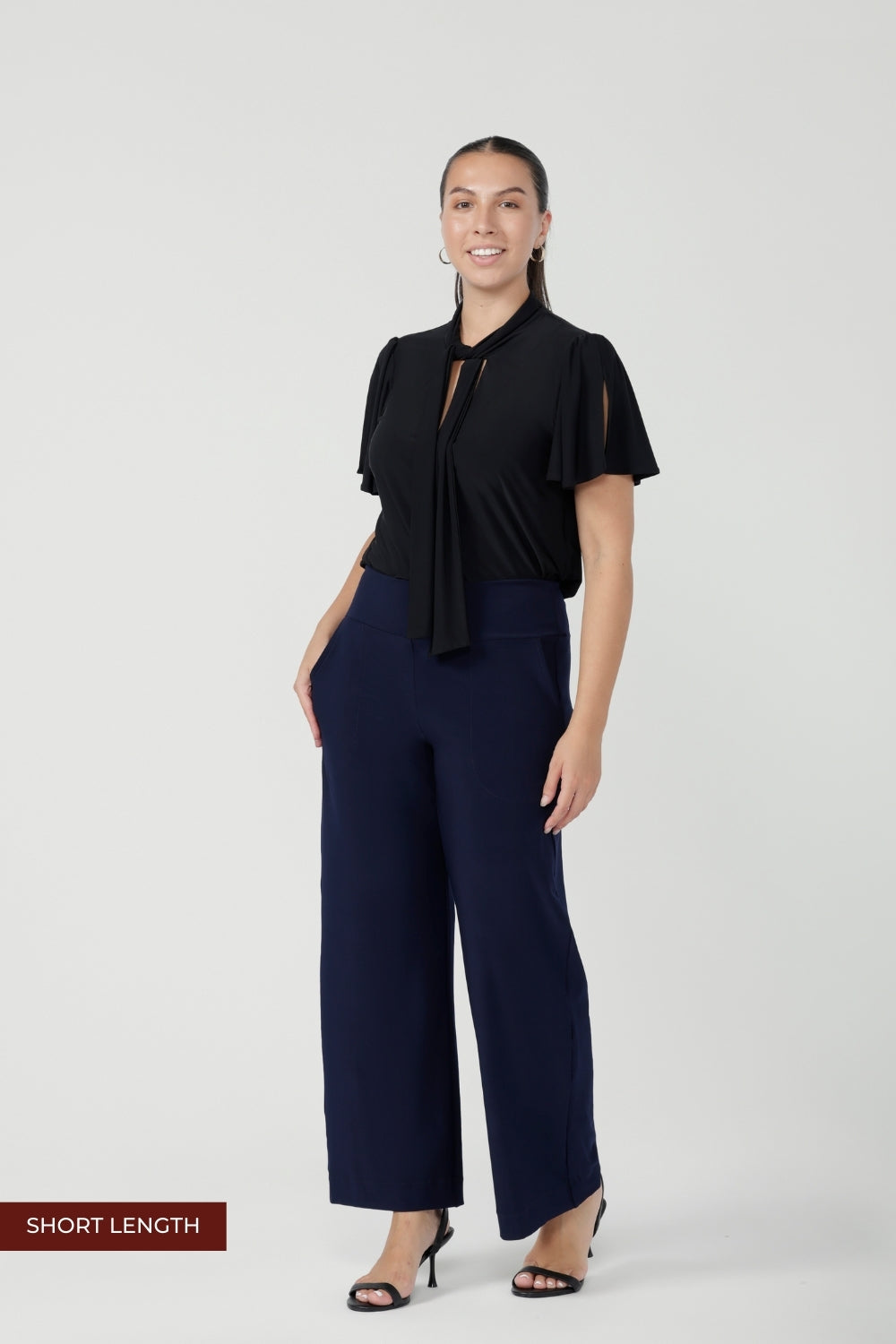 Available in three lengths for your perfect fit, it pairs effortlessly with fluid suiting pieces for a contemporary approach to tailoring.
