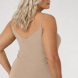 Myah Reversible Mini Slip in Latte