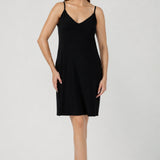 Myah Reversible Mini Slip in Black