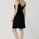 Myah Reversible Mini Slip in Black