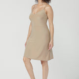 Myah Reversible Mini Slip in Latte