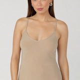 Myah Reversible Mini Slip in Latte