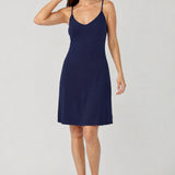 Myah Reversible Mini Slip in Navy