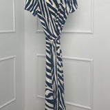One of a Kind - Maree Dress in Navy Ripple