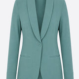 Zero Waste - Merit Blazer in Menthol Smart Crepe