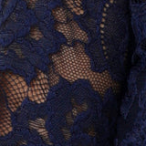 Stretch Lace Swatch in Navy colour way